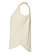 Women's Fine Jersey Tank Top Natural Ghosted Side View