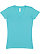 LADIES FITTED V-NECK TEE Caribbean 