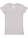LADIES FITTED V-NECK TEE Heather 1