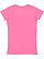 LADIES FITTED V-NECK TEE Hot Pink 1 Back