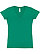 LADIES FITTED V-NECK TEE Kelly 1