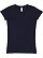 LADIES FITTED V-NECK TEE Navy 1