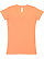 LADIES FITTED V-NECK TEE Papaya 1
