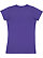 LADIES FITTED V-NECK TEE Purple Back