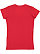 LADIES FITTED V-NECK TEE Red 1 Back