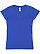 LADIES FITTED V-NECK TEE Royal 