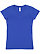 LADIES FITTED V-NECK TEE Royal 1