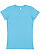 LADIES FITTED FINE JERSEY TEE Aqua 