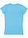 LADIES FITTED FINE JERSEY TEE Aqua Back