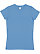 LADIES FITTED FINE JERSEY TEE Carolina Blue 