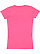 LADIES FITTED FINE JERSEY TEE Hot Pink Back