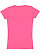 LADIES FITTED FINE JERSEY TEE Hot Pink 1 Back