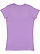LADIES FITTED FINE JERSEY TEE Lavender Back