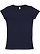 LADIES FITTED FINE JERSEY TEE Navy 