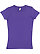 LADIES FITTED FINE JERSEY TEE Purple 
