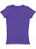 LADIES FITTED FINE JERSEY TEE Purple Back