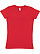 LADIES FITTED FINE JERSEY TEE Red 