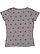 LADIES FIVE STAR TEE Granite Heather Star Back