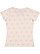 LADIES FIVE STAR TEE Natural Heather Star Back