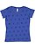 LADIES FIVE STAR TEE Royal Star 