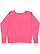 LADIES SLOUCHY FR TRY PULLOVER Hot Pink Back