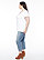 LADIES CURVY TEE  Model_Side