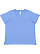 LADIES CURVY TEE Carolina Blue 