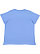 LADIES CURVY TEE Carolina Blue Back
