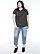 LADIES CURVY V-NECK TEE  
