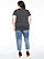 LADIES CURVY V-NECK TEE  Model_Back