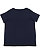 LADIES CURVY V-NECK TEE Navy Back