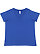 LADIES CURVY V-NECK TEE Royal 