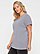 LADIES CURVY FINE JERSEY TEE  MODEL-FRONT