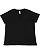 LADIES CURVY FINE JERSEY TEE Blended Black 