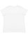 LADIES CURVY FINE JERSEY TEE Blended White Back