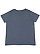 LADIES CURVY FINE JERSEY TEE Vintage Denim Back