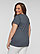 LADIES CURVY V-NCK FNE JRY TEE  Model_Back