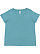 LADIES CURVY V-NCK FNE JRY TEE Surf Blackout 