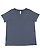 LADIES CURVY V-NCK FNE JRY TEE Vintage Denim 