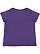 LADIES CURVY V-NCK FNE JRY TEE Vintage Purple Back