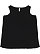 LADIES CURVY TANK Black 