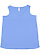 LADIES CURVY TANK Carolina Blue 
