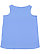 LADIES CURVY TANK Carolina Blue Back