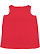 LADIES CURVY TANK Red Back