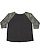 LADIES CURVY BASEBALL TEE Vintage Smoke/Vintage Camo 1 Back