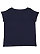 LADIES CURVY RETRO RINGER TEE Navy/White 1 Back