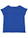 LADIES CURVY RETRO RINGER TEE Royal/White Back