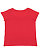 LADIES CURVY RETRO RINGER TEE Red/White Back