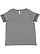 LADIES CURVY FOOTBALL TEE Granite Heather/Vintage Smoke 