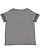 LADIES CURVY FOOTBALL TEE Granite Heather/Vintage Smoke Back